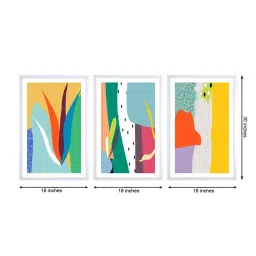 999store Multicolor Abstract Pattern Wall Painting image 5