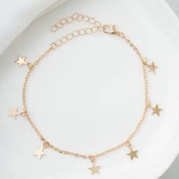 Joker & WItch Gold Happy Feet Anklet-image-3