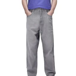 Rare Rabbit Grey Comfort Fit Solid Jeans-image-84