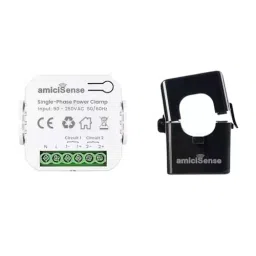 amiciSense WIFI Bi-Directional Energy Meter 240 V AC ‎With 1 CT-46