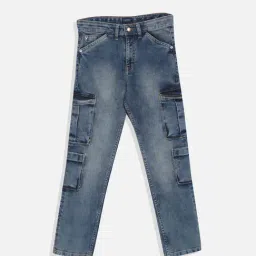 Allen Solly Kids Blue Regular Fit Jeans-image-75