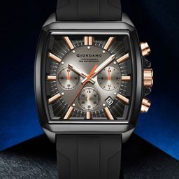 GIORDANO Men Dial & Textured Straps Analogue Watch GZ-50124-01-51