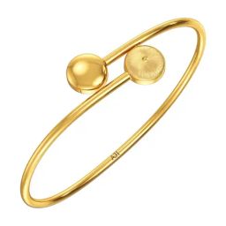 Joyalukkas 22k Yellow Gold Matte Meets Shine Bracelet for Women-image-13