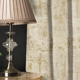 Urban Space Beige Jaquard Texture Door Blackout Curtains with Tieback - Set of 2 (7 ft)-38