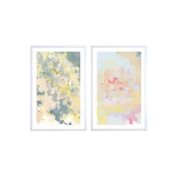 999Store Multicolor Printed Abstract Water Color Patterns Wall Painting image 2