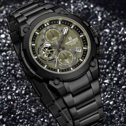 Naviforce Men Dial & Stainless Steel Straps Analogue Chronograph Watch NF8071_B GN B-13