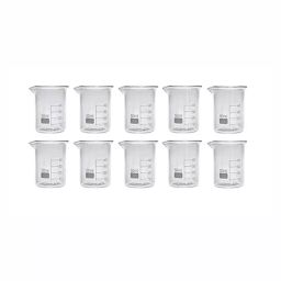 RANDHAWA GLOBAL Borosilicate Glass Beaker 50 ml with Graduation Marks, RG-26095 (Pack of 10 Pcs)-45