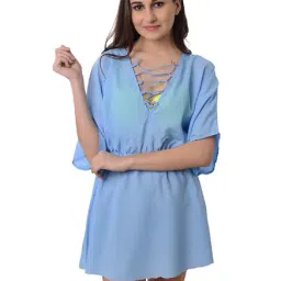 Da Intimo Blue Kaftan-image-23