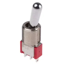RS PRO Toggle Switch Panel Mount On-Off-On SPDT Solder Terminal, 7347139P-94