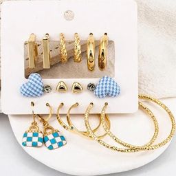 HOUSEOFTRENDZZ Contemporary Hoop Earrings-picture-42
