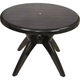 SUPREME Marina Plastic Round Dining Table Wenge-image-10