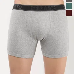 Sporto by Macho Pack Of 4 Mid-Rise Long Trunks-picture-30