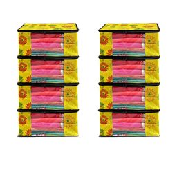 AMAK INC Yellow Fabric Multi-Utility Wardrobe Organisers-picture-5