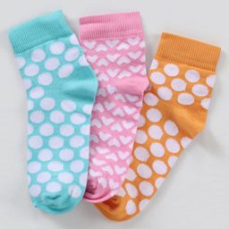 Pine Kids Regular Length Non-Terry Anti-Microbial Socks Pack of 3 (Colour May Vary)-image-72