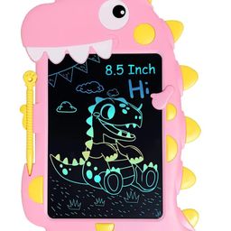 VELLIQUE Dinosaur Lcd Writing Pad Tab Writing Drawing Reusable Portable Pad with Colorful Letters 8.5 Inch (Color May Vary)-20