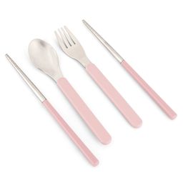 Cuterlery Set with Box - Light Red-18