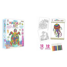 Ratnas Aqua Mandala Art Colouring Kit - Multicolour-image-55