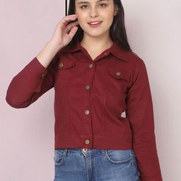 BUY NEW TREND Women Lightweight Denim Jacket-image-65