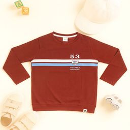 YK X JUST KiDDiNG Boys Typography Printed Round Neck Cotton T-shirt-picture-40