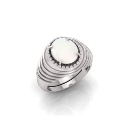 todani jems 10.25 Ratti Moonstone Stone Certified Gemstone Silver Plated | Adjustable Ring With Lab Certificate-picture-21