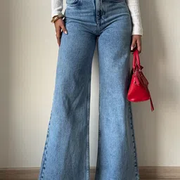 Aadvi Fashion Women Jean High-Rise Light Fade Acid Wash Stretchable Jeans-picture-20