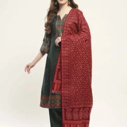 Monte Carlo Maroon Printed Regular Fit Shawl-picture-12