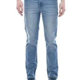 NUMERO UNO Light Blue Slim Fit Lightly Washed Jeans-picture-8