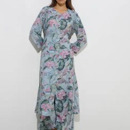 Zuba by Westside Multicolour Floral Printed A-Line Kurta-picture-23