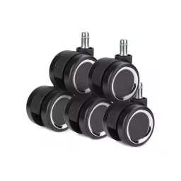 Ergonomica Nylon Chair Wheel Black Free Size (Set of 50), Ergo3-image-80