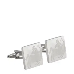 Alvaro Castagnino Silver Textured Cufflinks-20