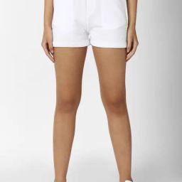 Forever 21 White Regular Fit Shorts-image-42