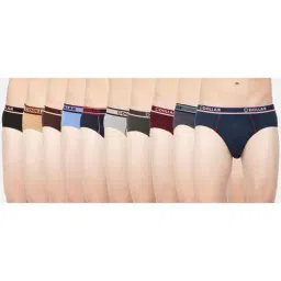 Dollar Bigboss Multicolored Cotton Regular Fit Briefs (Pack of 10)-image-45