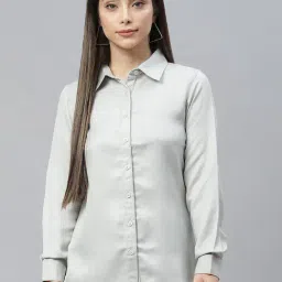 Cottinfab Grey Regular Fit Cotton Shirt-image-29