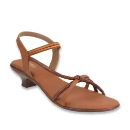 Metro Women's Tan Ankle Strap Sandals-picture-8