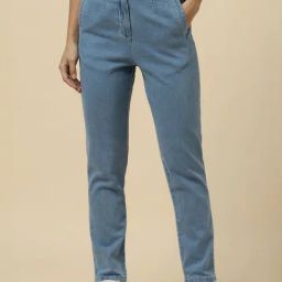 Allen Solly Blue Cotton Regular Fit Jeans-image-97