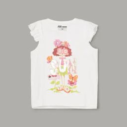 Fame Forever by Lifestyle Girls White T-Shirt-image-81