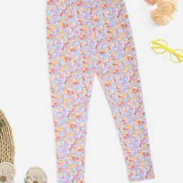Pantaloons Junior Girls Pristine Printed Leggings-picture-33