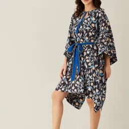 The Kaftan Company Black Printed Kaftan image 3