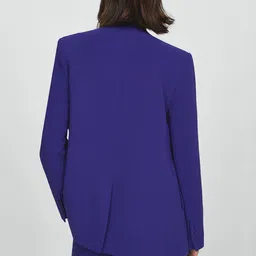 MANGO Collarless Front-Open Blazer image 4