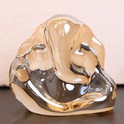 Smokey Cocktail Transparent Resin Abstract Divine Ganesha Glass Showpiece-image-23