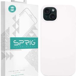 Sprig Liquid Silicone Back Cover for Apple iPhone 13 (White)-picture-34