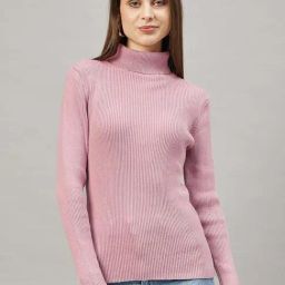 RVK Pink Slim Fit Sweater-37