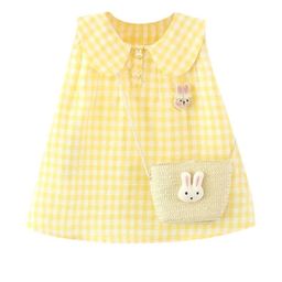 StyleCast x Revolte Girls Checked Peter Pan Collar A-Line Midi Dress-image-96