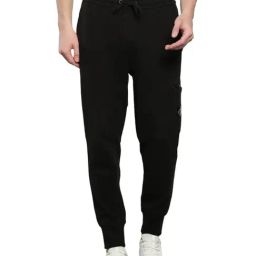 Calvin Klein Black Cotton Slim Fit Joggers-image-77