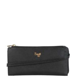 Baggit Gabine Valori Black PU Solid Zip Around Wallet-55