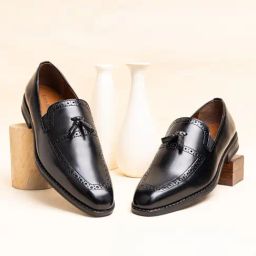Louis Stitch Men's Jet Black Casual Mocassins-image-89