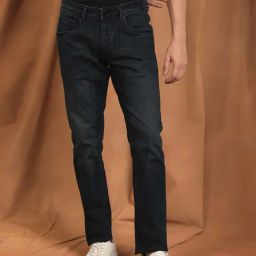 Rare Rabbit Blue Slim Fit Fit Solid Jeans-picture-7