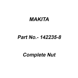 Makita Complete Nut for EA3601, Part No 142235-8-25