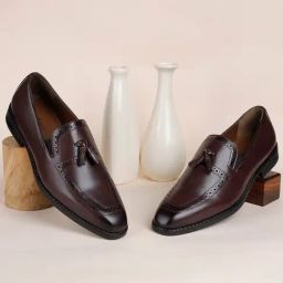 Louis Stitch Men's Rosewood Casual Mocassins-picture-4