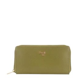 Baggit Manta Green PU Textured Zip Around Wallet-image-42